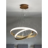 Złota wisząca lampa LED ring 80cm 88Watt L131